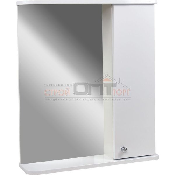 Зеркало "Мадрид 60" (DORATIZ) шкафчик белый 600х150х700