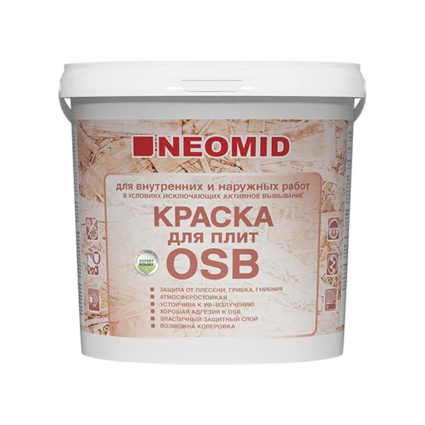 Краска для плит OSB   NEOMID 1кг (12шт)